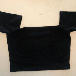 Wilfred Free Large Black Crop Top